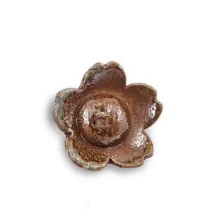 (20% Off) Ceramic Pin - Sakura with Small Center by Jennifer Fujimoto