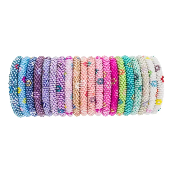 Aid through Trade Roll on Bracelet for Kids - Flower Power