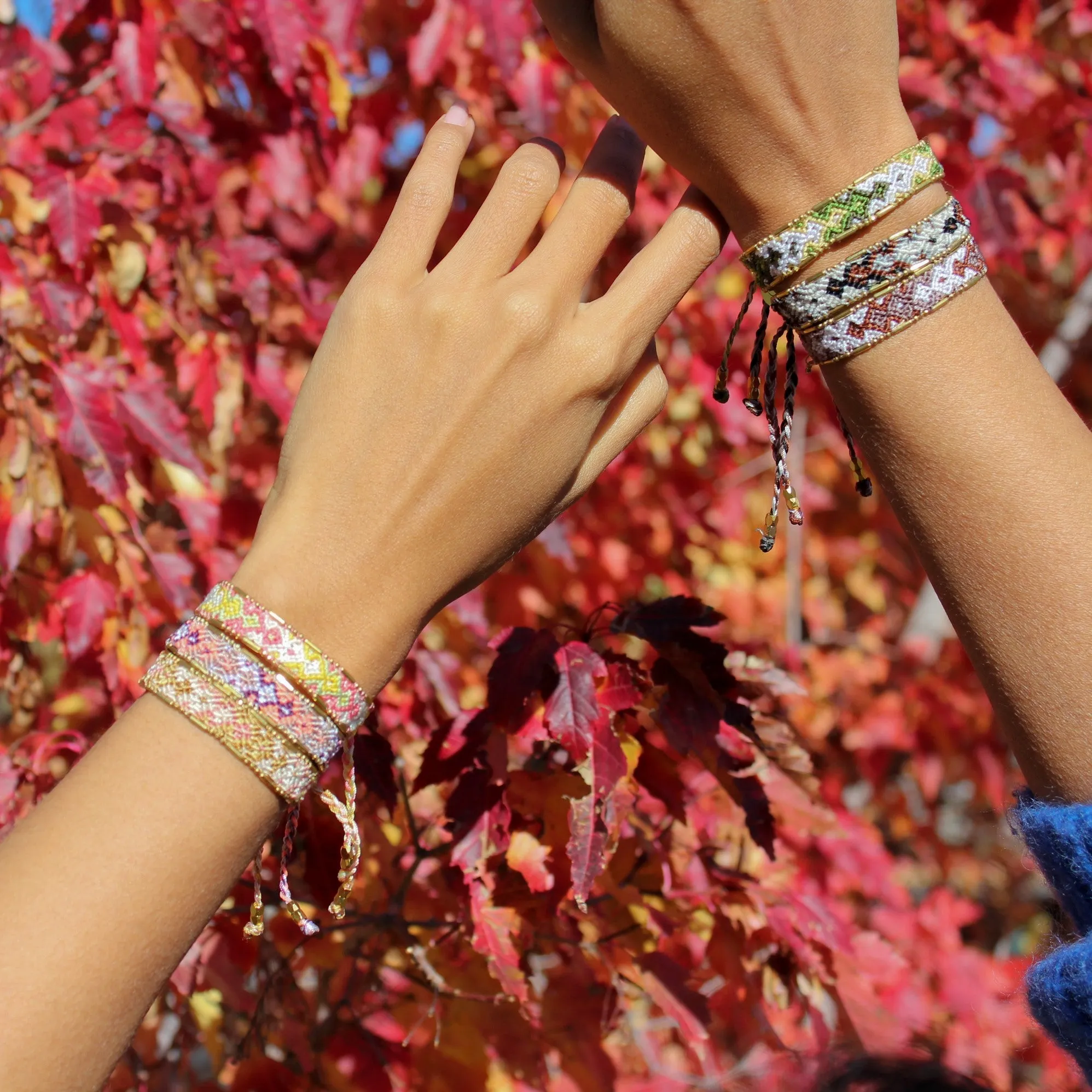 Bali Friendship Bracelet - Dune Forest