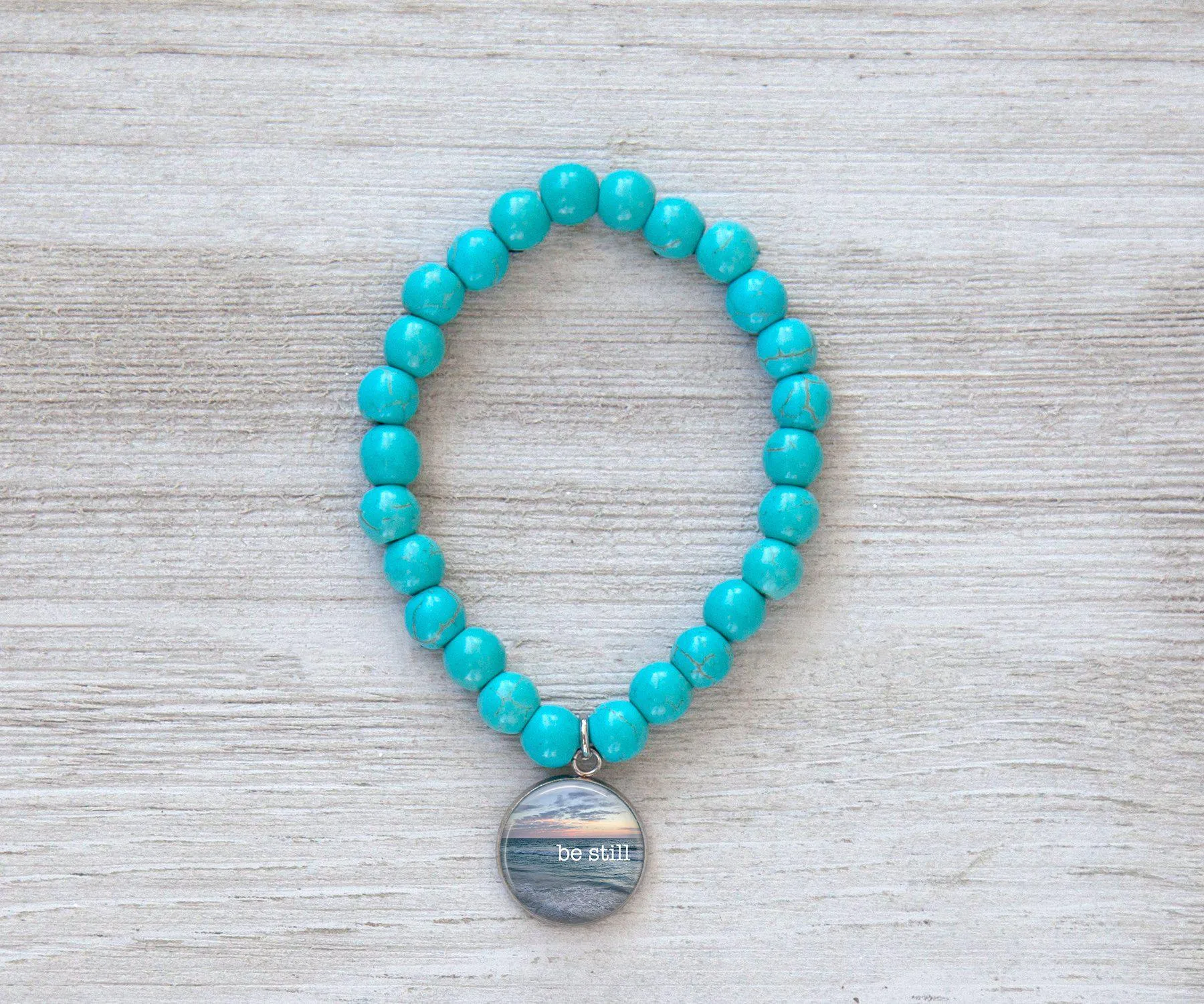 Be Still Beach Turquoise Bracelet | Handmade Jewelry