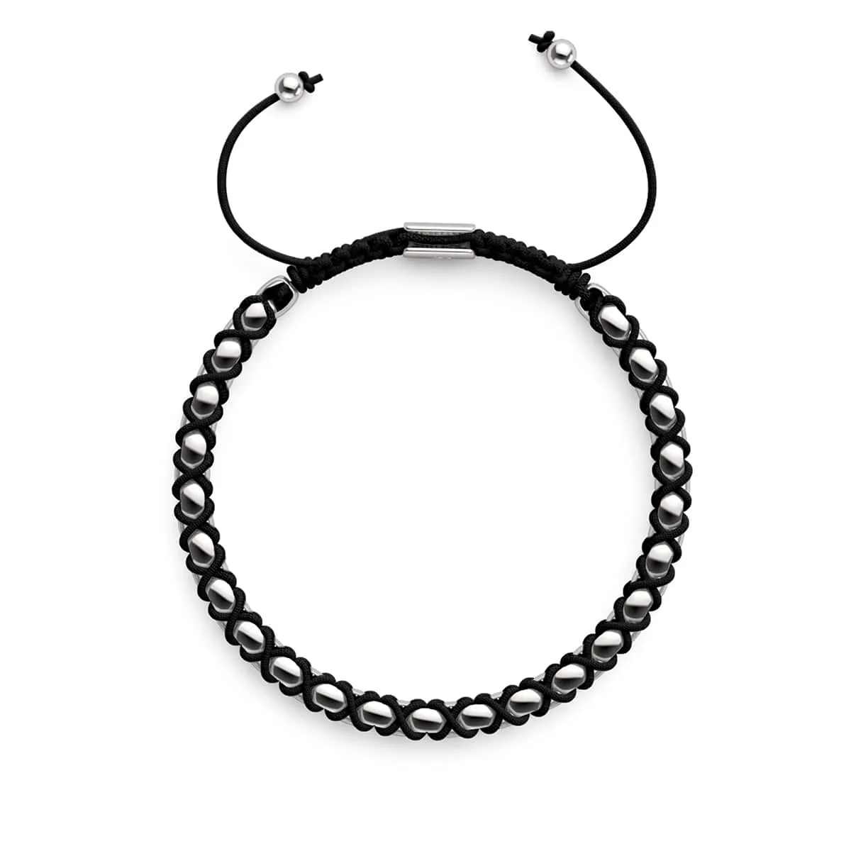 Black x Silver | Catena Links Bracelet