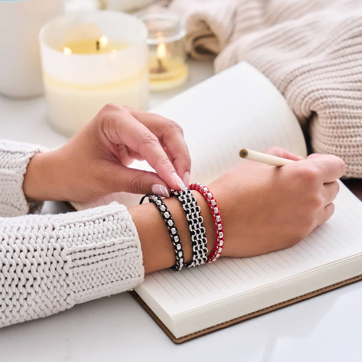 Black x Silver | Catena Links Bracelet