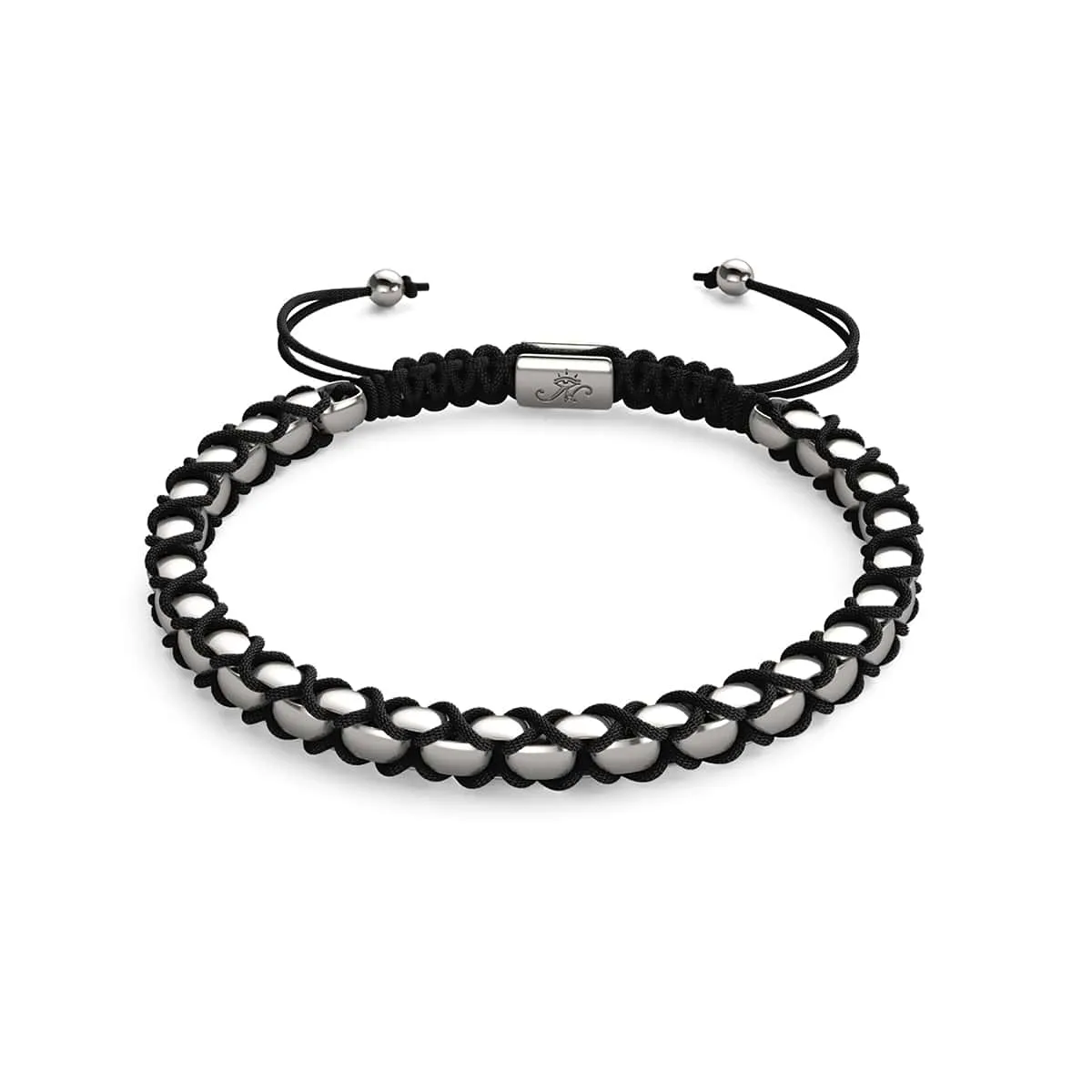 Black x Silver | Catena Links Bracelet