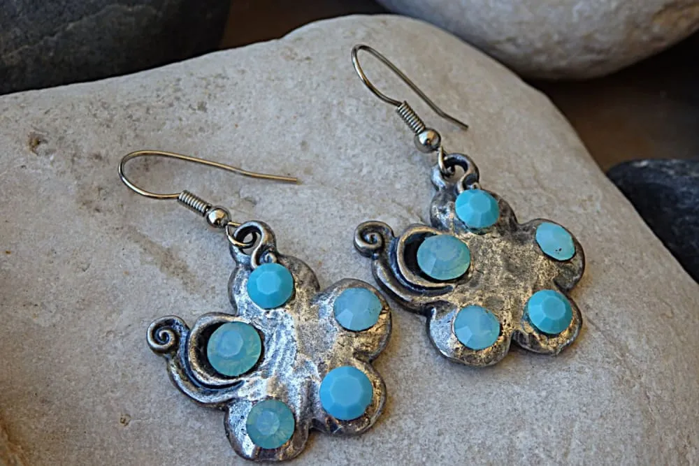 Blue opal Rebeka earrings