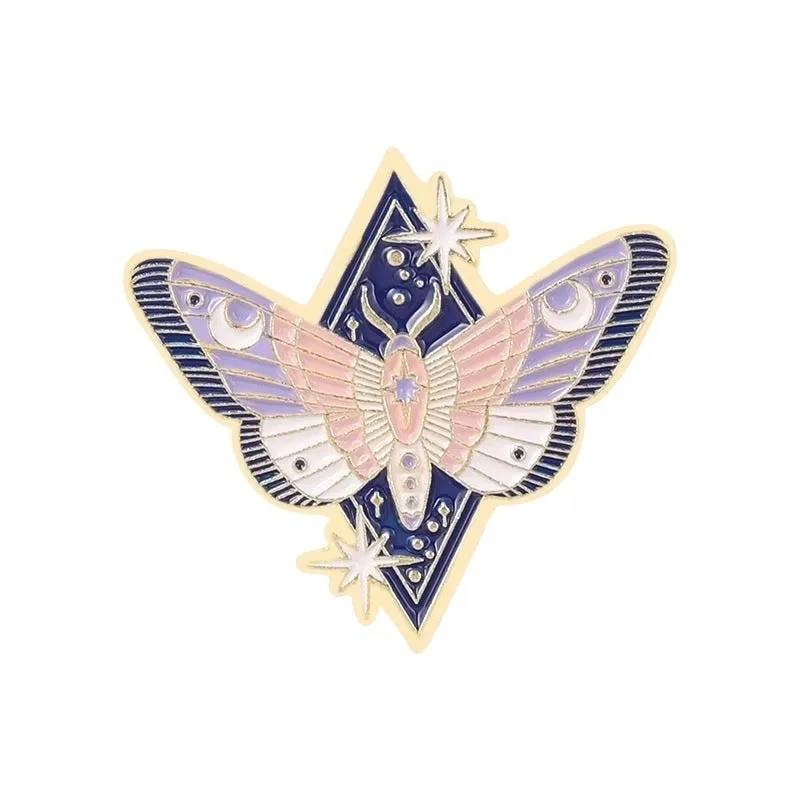 Cartoon Style Butterfly Alloy Enamel Women's Brooches