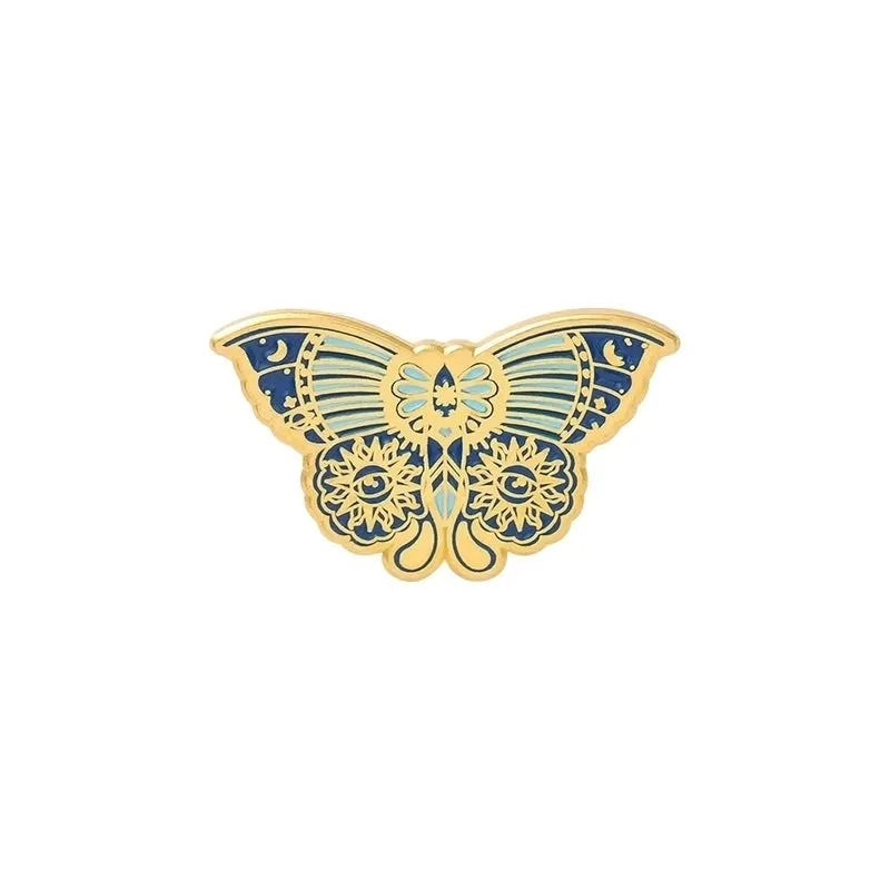 Cartoon Style Butterfly Alloy Enamel Women's Brooches