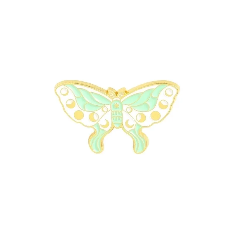 Cartoon Style Butterfly Alloy Enamel Women's Brooches