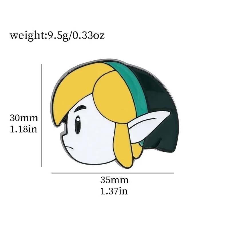 Cartoon Style Pin Cartoon Character Alloy Enamel Unisex Brooches