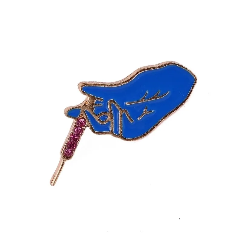 Cartoon Style Pin Organ Alloy Enamel Women'S Brooches