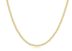 Choker Classic Gold 3mm Bead