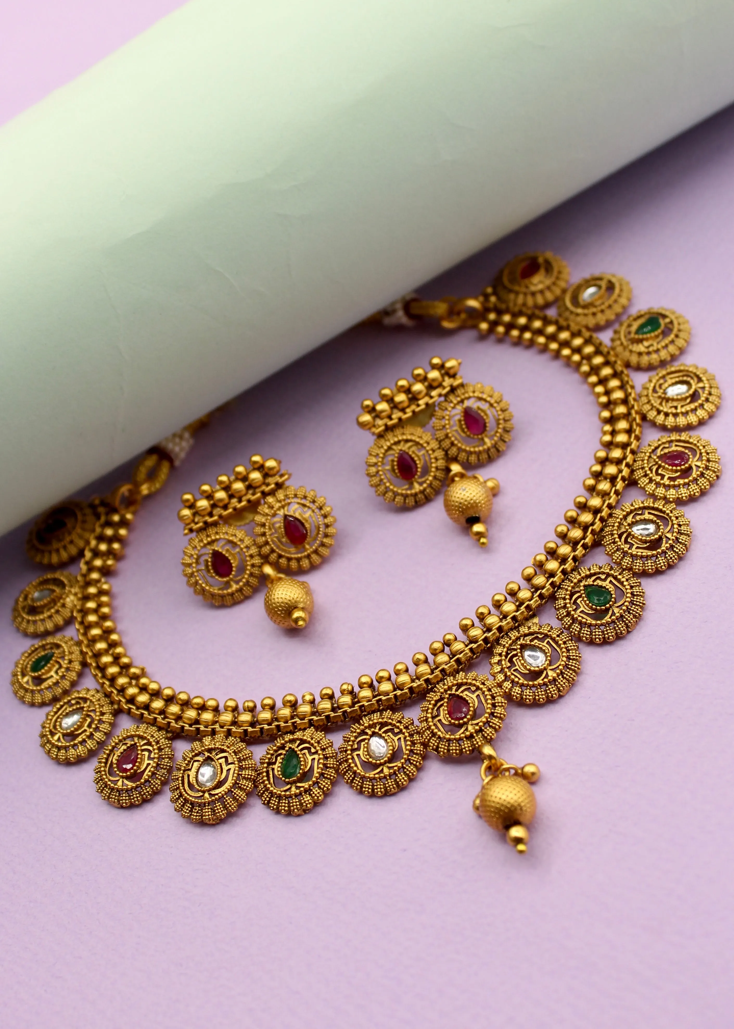 CLASSIC RAJWADI NECKLACE