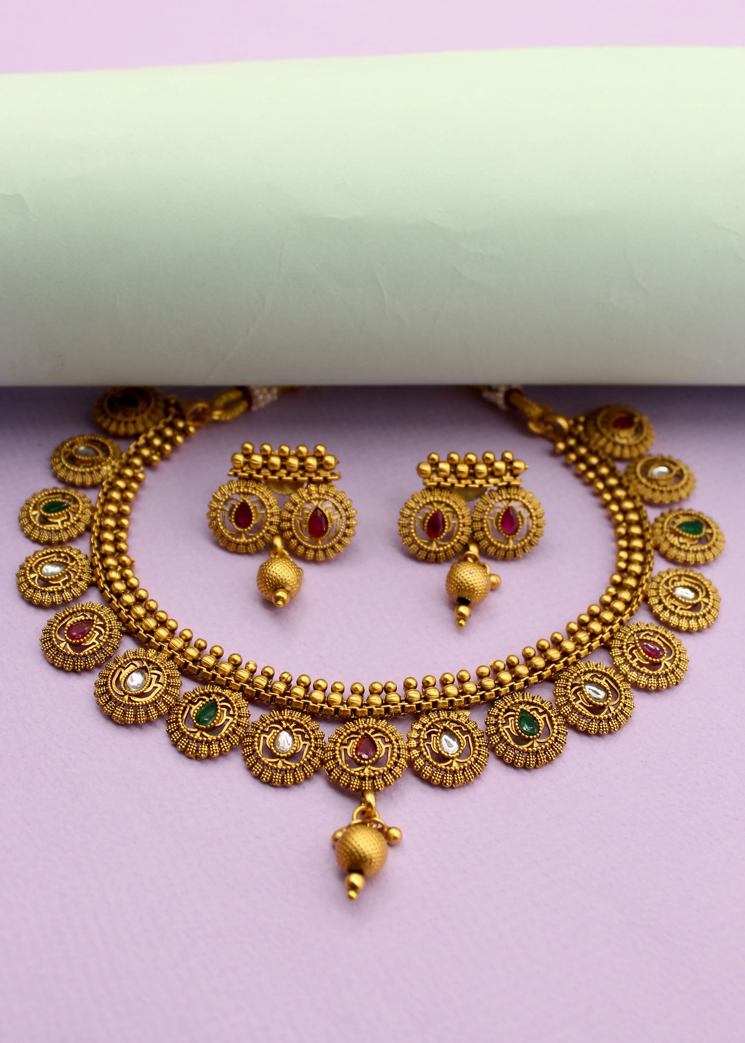 CLASSIC RAJWADI NECKLACE