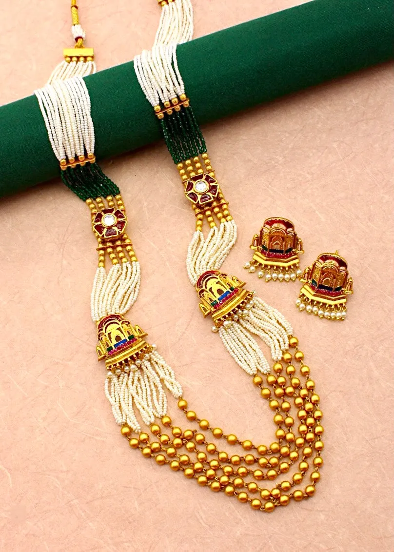 CLASSIC TEMPLE MOTI NECKLACE