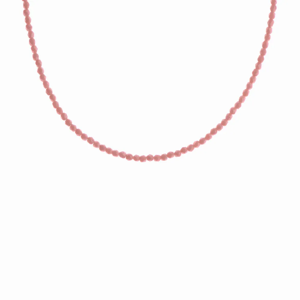 Coral Bay Glass Beaded Necklace