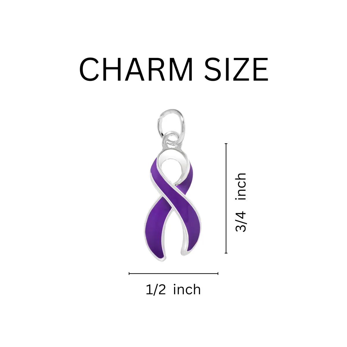 Crohn's Disease Purple Ribbon Rope Bracelets