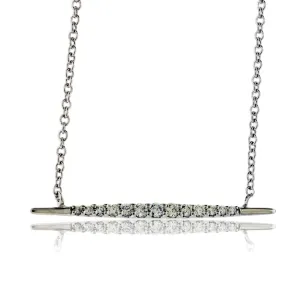 Diamond Horizontal Bar Necklace