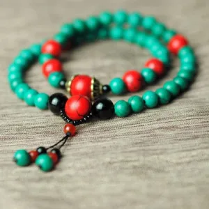 Double Layered Handmade Beaded Bracelet