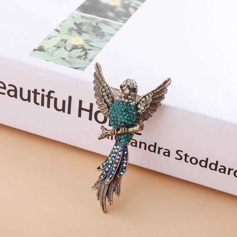 Elegant Pin Flower Butterfly Alloy Inlay Artificial Pearls Rhinestones Women'S Brooches