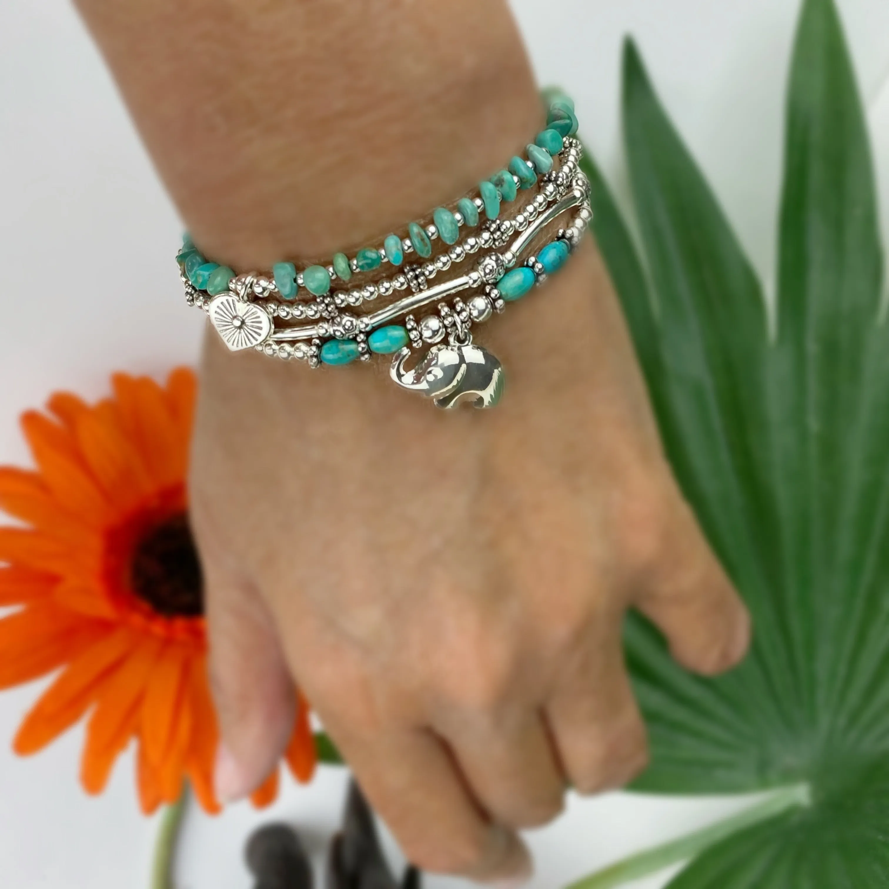 Elephant Love Bracelet Stack - SBRC1539