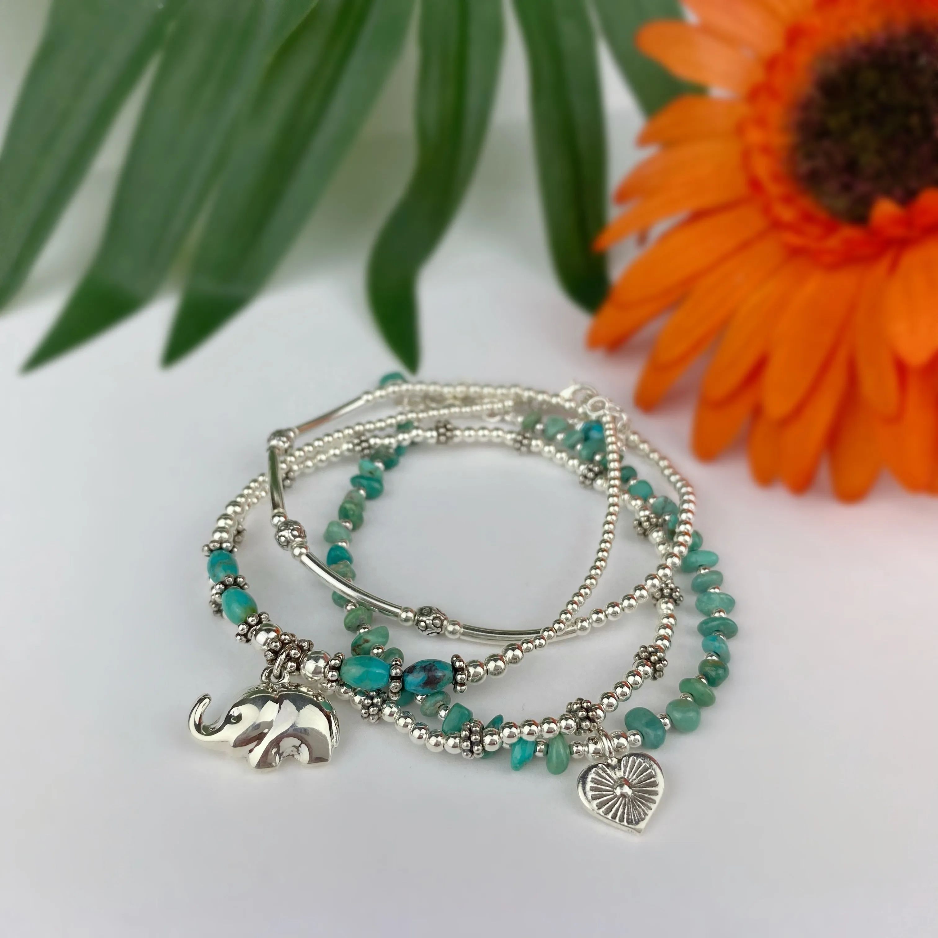 Elephant Love Bracelet Stack - SBRC1539