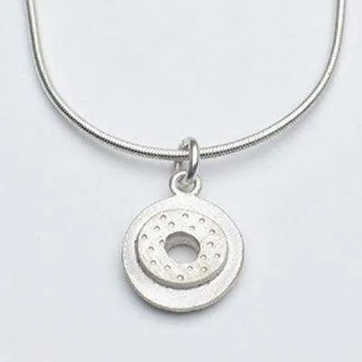 Emily Rosenfeld Sterling Silver Small Circle Necklace