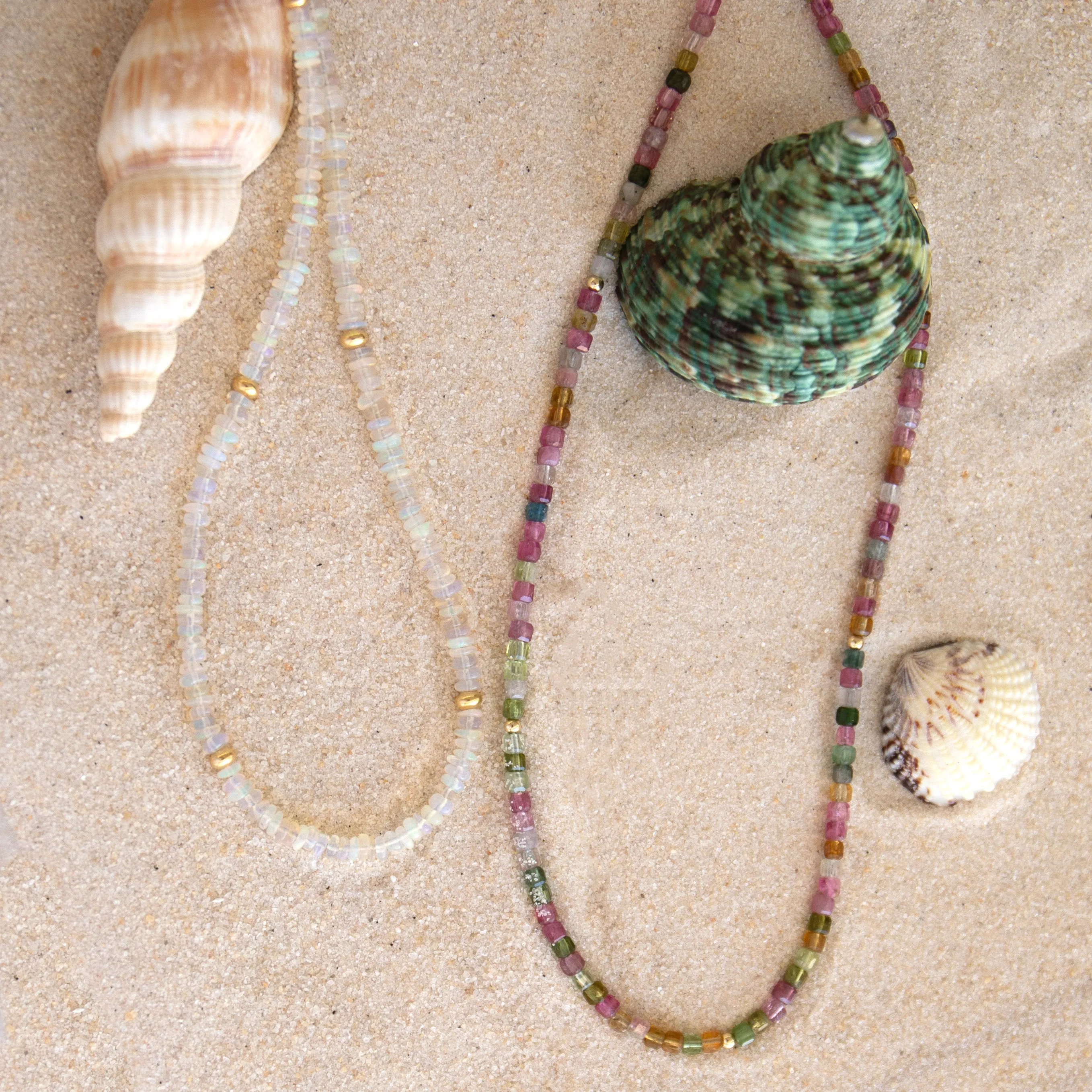 Endless Summer Necklace - White Sands