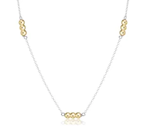 enewton 17" Choker Joy Simplicity Chain Sterling Mixed Metal - 3mm Gold