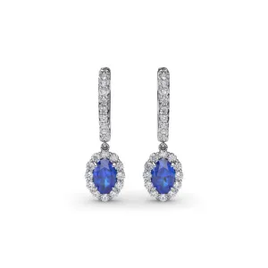 Fana Dazzling Sapphire and Diamond Drop Earrings