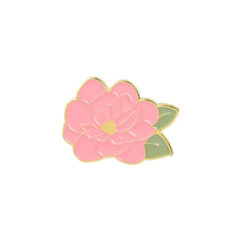 Fashion Flower Alloy Enamel Stoving Varnish Women's Brooches