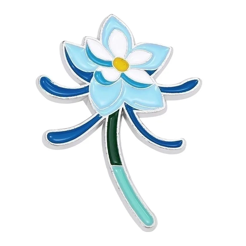 Fashion Flower Alloy Enamel Stoving Varnish Women's Brooches