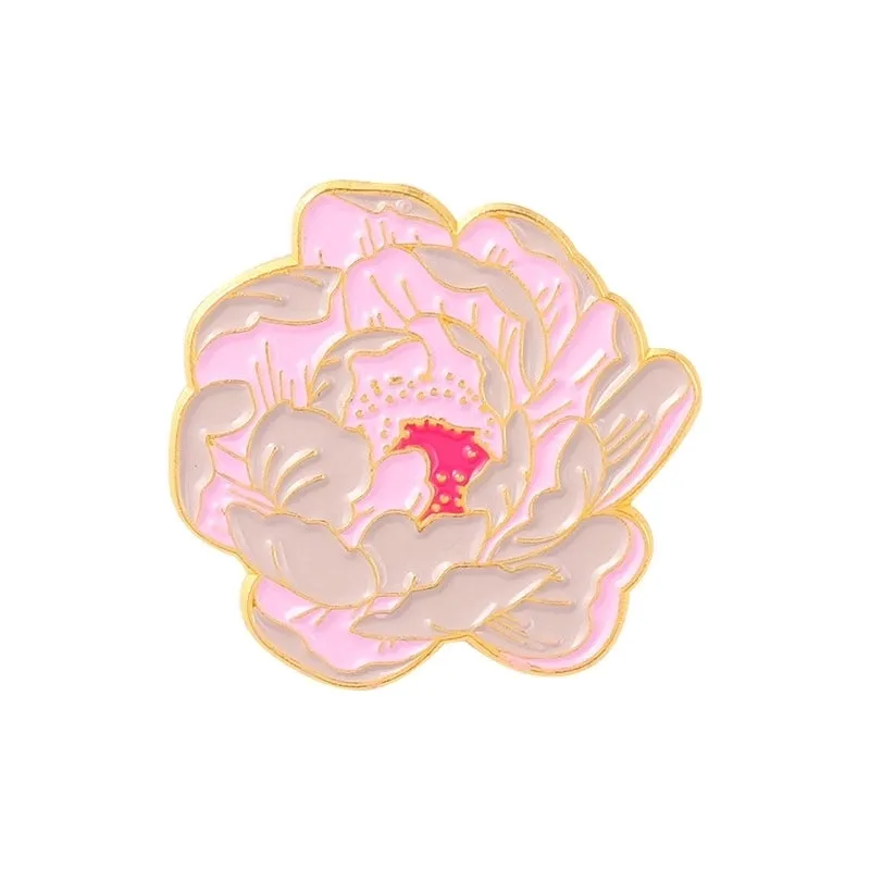 Fashion Flower Alloy Enamel Stoving Varnish Women's Brooches