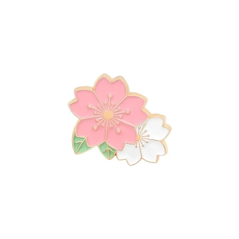 Fashion Flower Alloy Enamel Stoving Varnish Women's Brooches