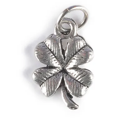 Four Leaf Clover Charm Gold or Silver