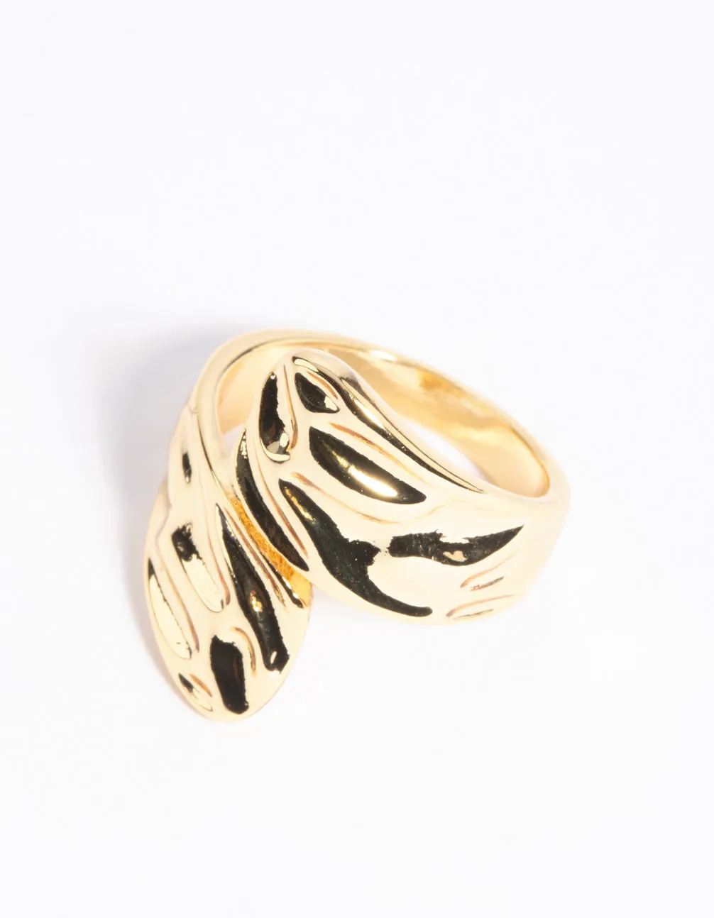 Gold Molten Wrap Ring