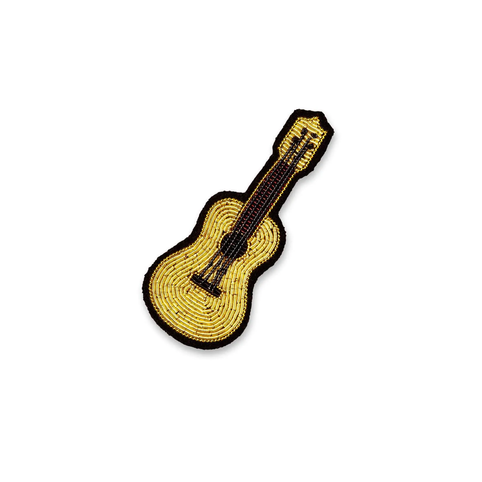 Guitar Embroidered Pin