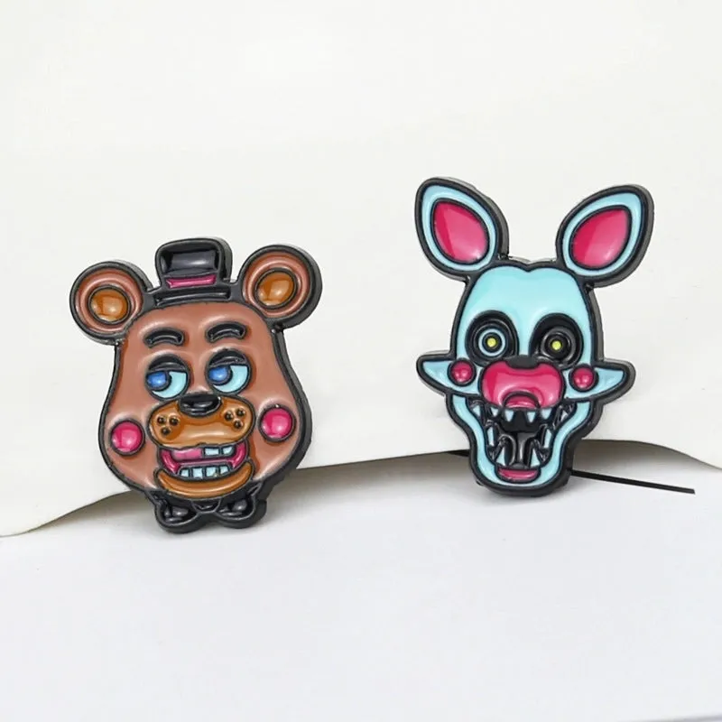 Hip-Hop Funny Pin Animal Cartoon Alloy Enamel Unisex Brooches