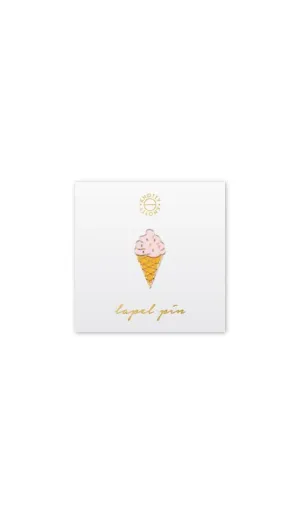 Ice Cream Lapel Pin