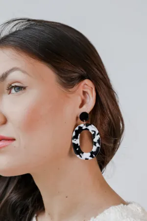 Kaylee Acrylic Statement Earrings