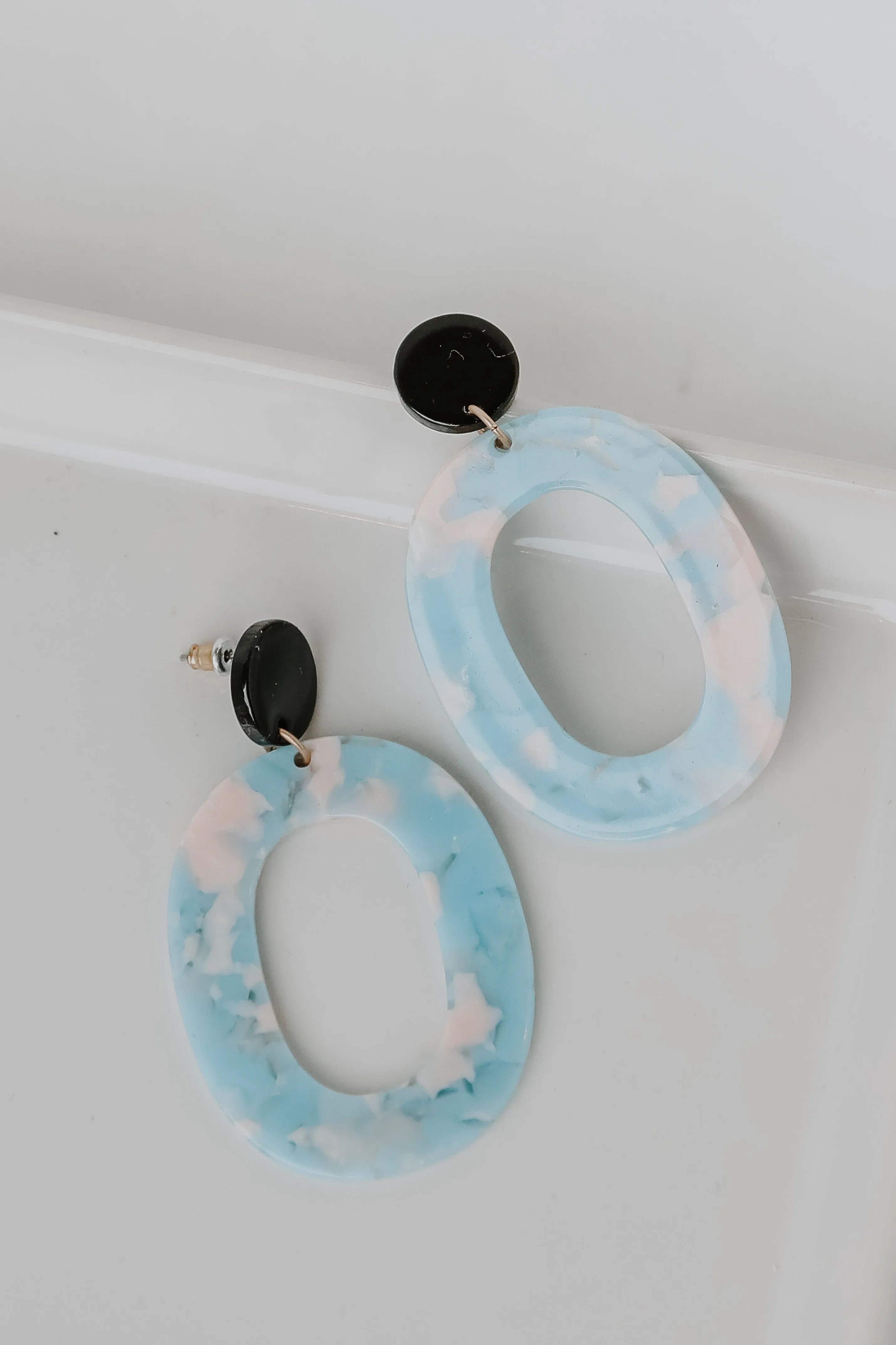 Kaylee Acrylic Statement Earrings