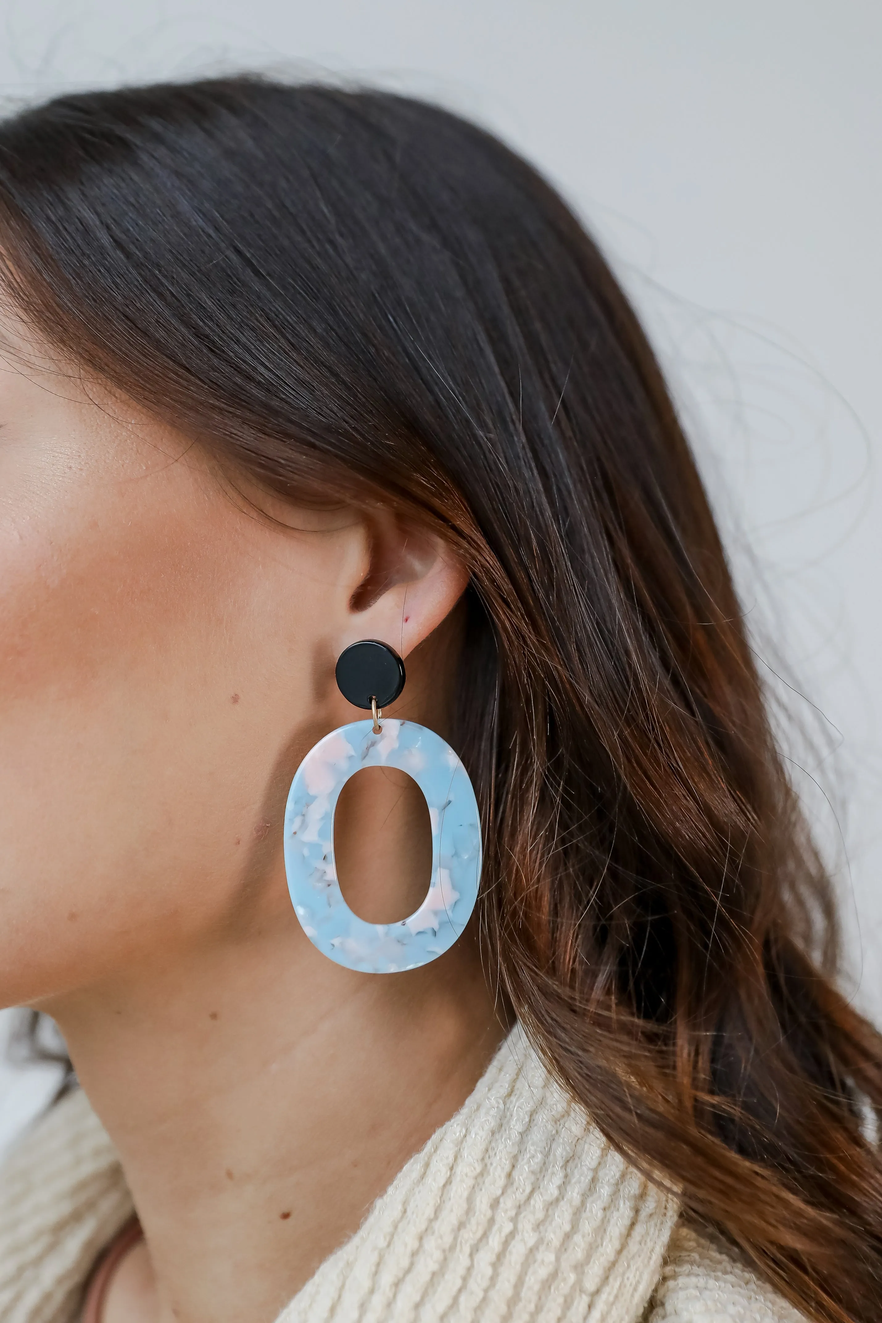 Kaylee Acrylic Statement Earrings