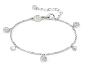 LUCENTISSIMA bracelets in 925 sterling silver and cz (PENDANTS) Silver Round