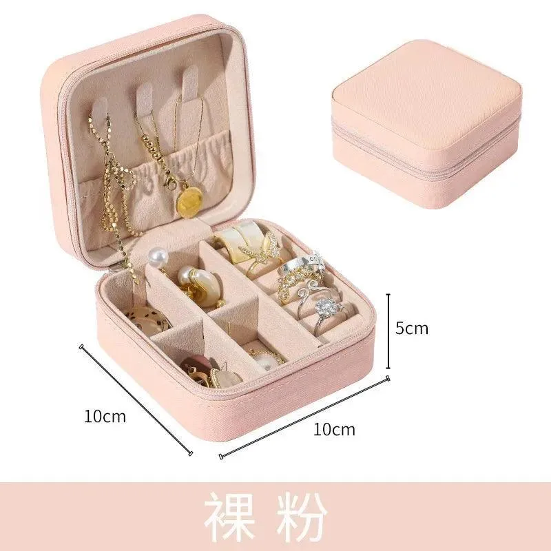 Mini Jewelry Organizer Travel Case: Elegant On-The-Go Glamour & Functionality