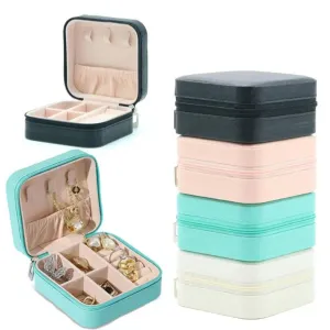 Mini Jewelry Organizer Travel Case: Elegant On-The-Go Glamour & Functionality