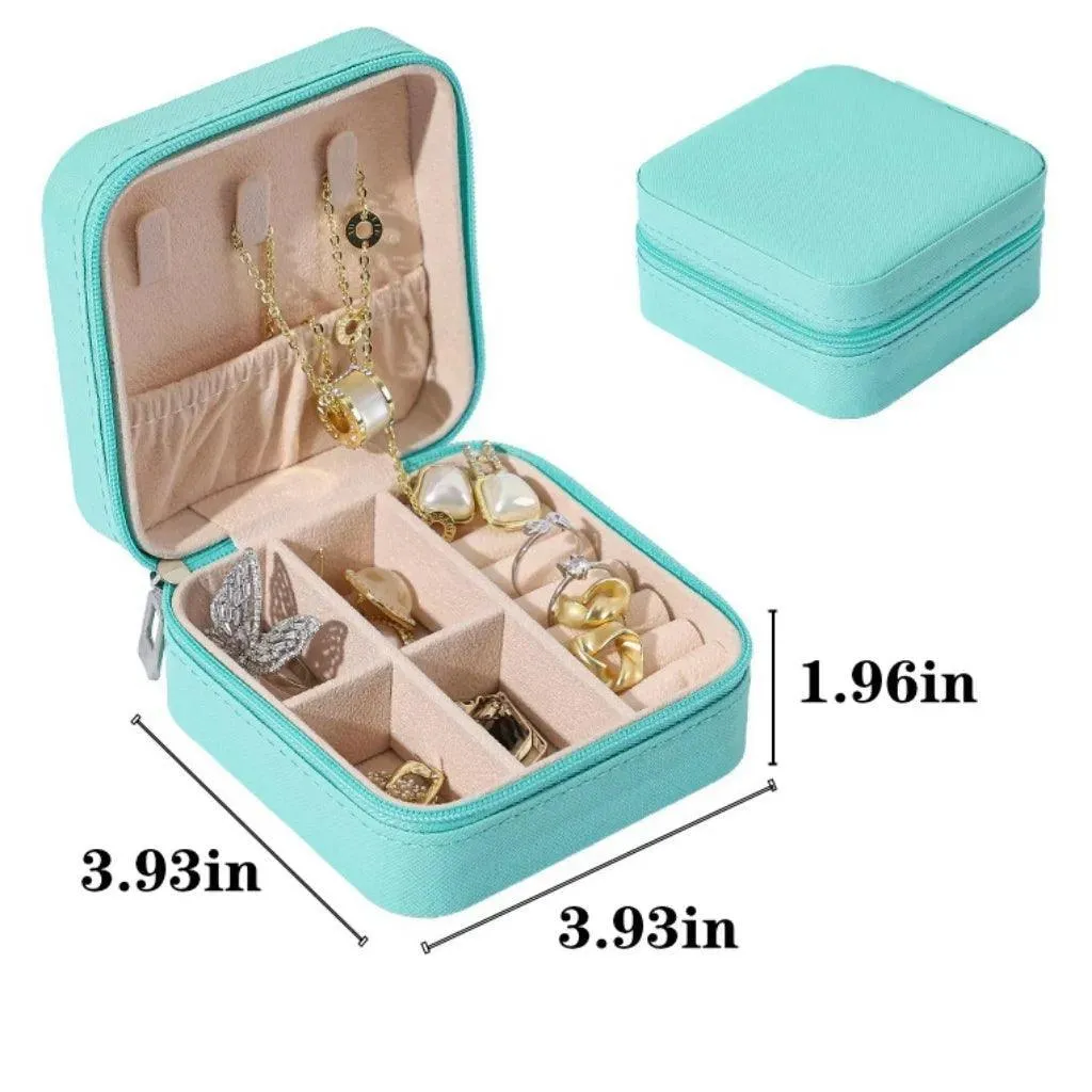 Mini Jewelry Organizer Travel Case: Elegant On-The-Go Glamour & Functionality