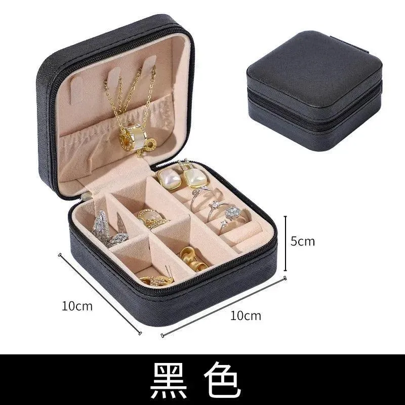 Mini Jewelry Organizer Travel Case: Elegant On-The-Go Glamour & Functionality