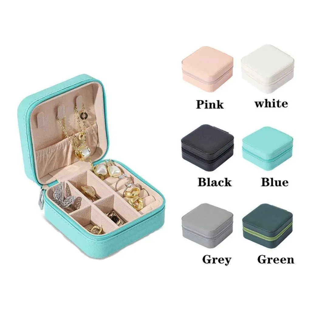 Mini Jewelry Organizer Travel Case: Elegant On-The-Go Glamour & Functionality