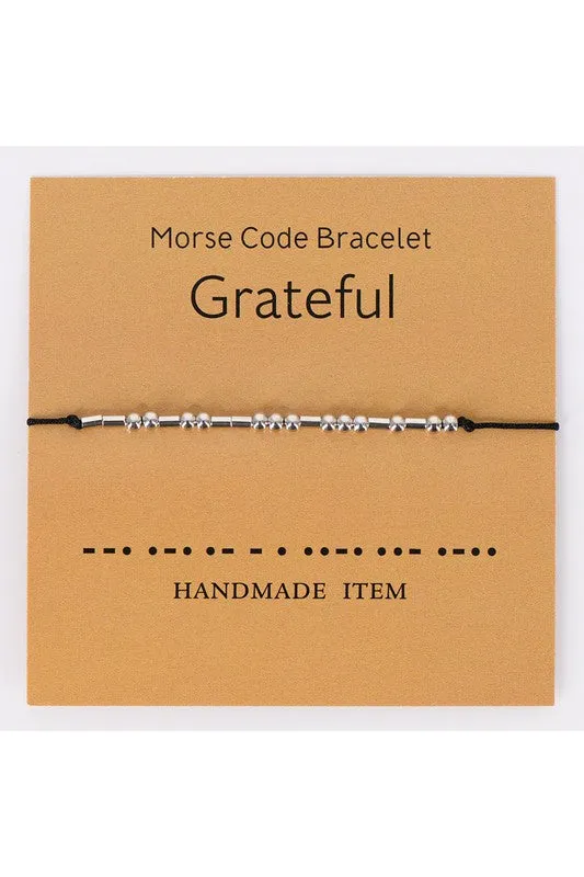 Morse Code Message Bracelets