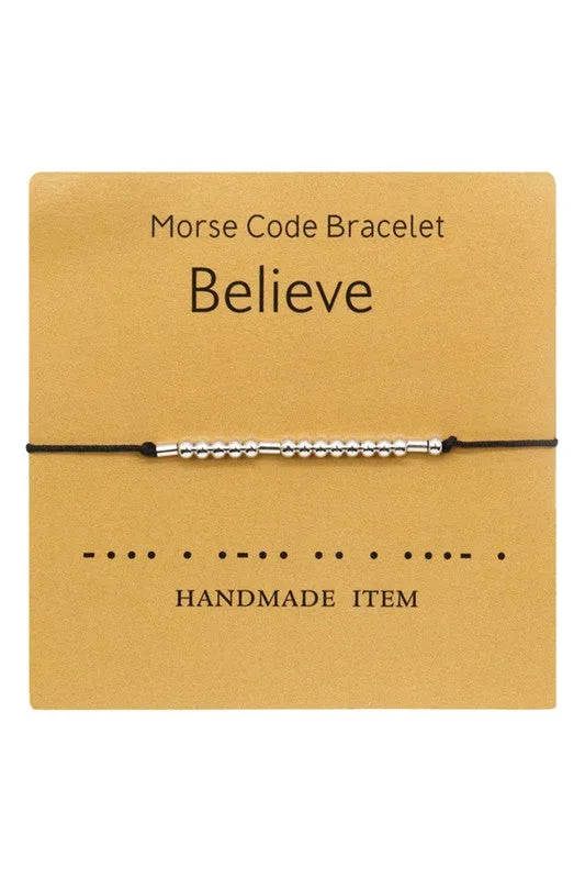 Morse Code Message Bracelets