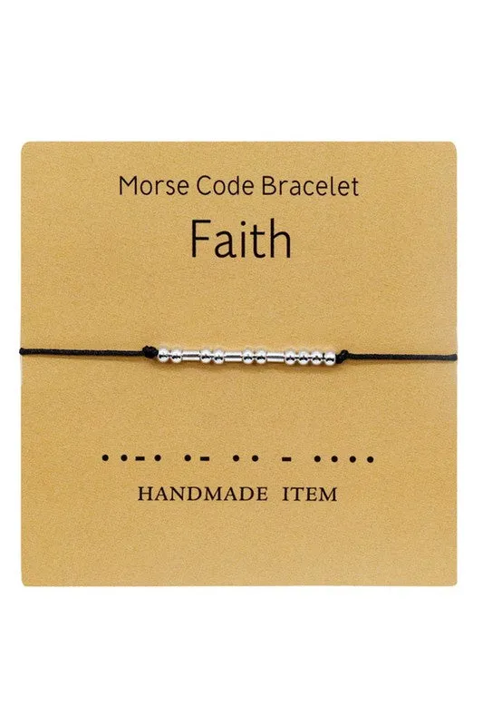 Morse Code Message Bracelets