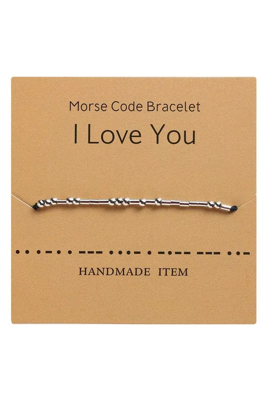 Morse Code Message Bracelets